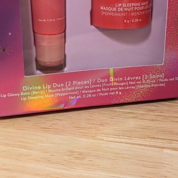 LANEIGE Divine Lip Duo Set Lip Glowy Balm Berry & Lip Sleeping Mask Pepp… - Picture 2 of 3